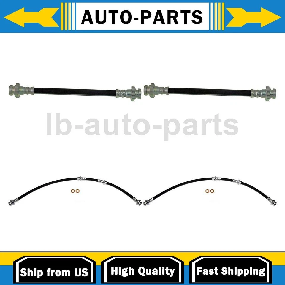 Manguera de freno delantera trasera Dorman 4x para Nissan 300ZX 1989-1996 Foto 1 de 4