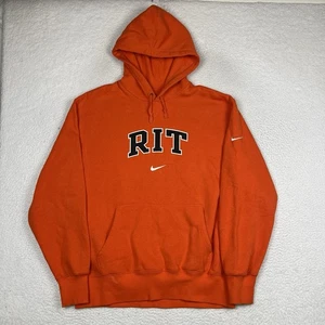 Nike RIT Hoodie Pullover Orange Rochester Institute of Technology Herren XL - Bild 1 von 6