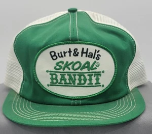 Vintage Burt & Hal’s Skoal Bandit Snapback Mesh Trucker Hat K-Brand VTG 80s - Picture 1 of 6
