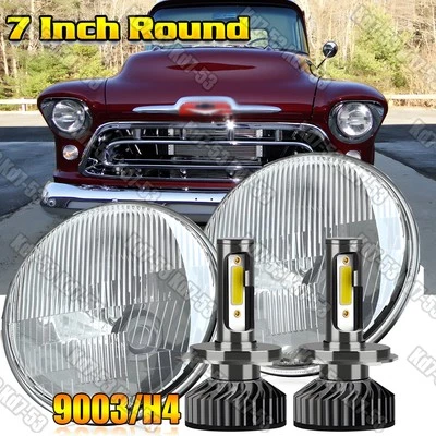 2x Faros LED Hi-LoBeam 7 pulgadas para camioneta Chevrolet G10 G20 1947-1957 Foto 1 de 4