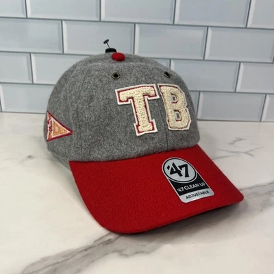 Gorra Tampa Bay Buccaneers con correa trasera para hombre talla única gris rojo mezcla de lana NFL Foto 1 de 4