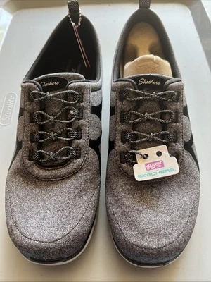 Skechers EZ Flex Renew Slip On Walking Shoe Womens Size 11 23462 Gray And Black - Image 1 of 4