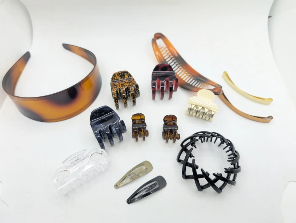 Pacote Scunci Banana Hair Clip Cincher e outros clipes e faixa de cabelo sem marca LEIA - Imagem 1 de 4