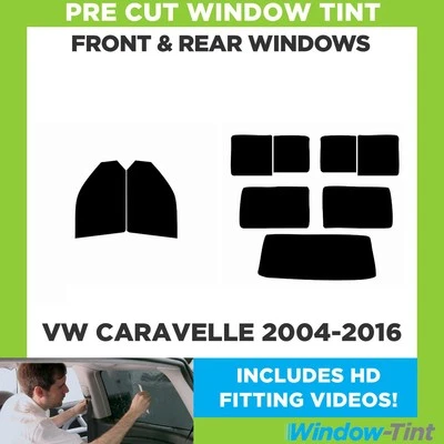 For VW Caravelle 2004-2016 Pre Cut Window Tint Full Front & Rear - Image 1 of 4