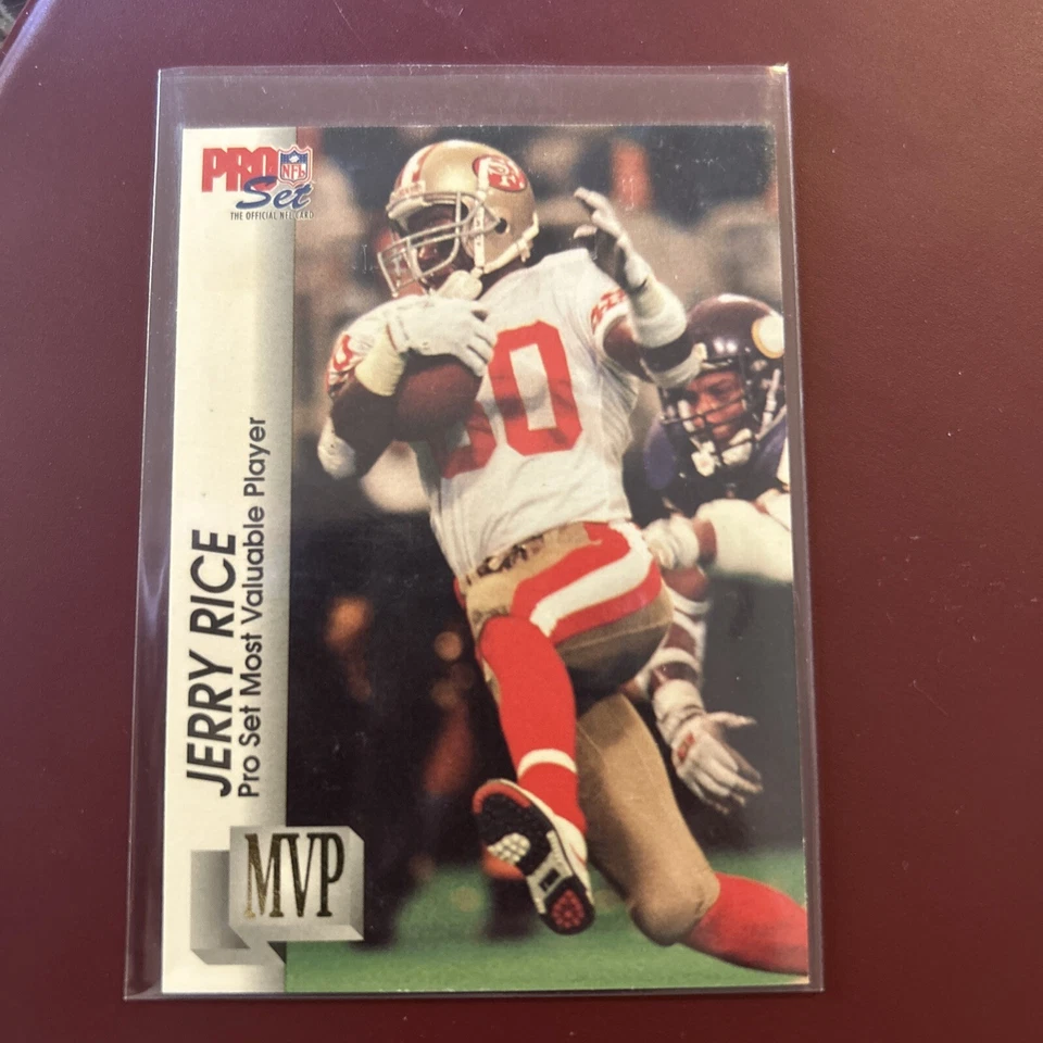 Jerry Rice #MVP27 1992 Pro Set Gold MVPs San Francisco 49ers - Image 1 of 2