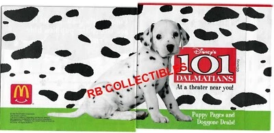 101 Dálmatas - Juegos y cupones promocionales McDonalds - Nuevo - 1996 Foto 1 de 2
