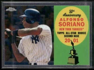 2008 Topps #AR13 Alfonso Soriano All-Rookie Team 50th Anniversary - Image 1 of 2