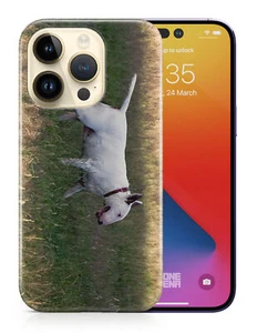 CASE COVER FOR APPLE IPHONE|BULL TERRIER DOG 4 - Foto 1 di 44