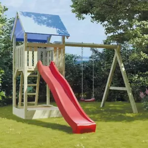 TeJe MAX-Spielanlage Kinderschaukel Klettergerüst Sandkasten Spielgerät Garten - Bild 1 von 1