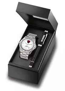 AFL MELBOURNE DEMONS WATCH & PEN GIFT SET FREE SHIPPING - Bild 1 von 1
