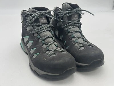 Botas Scarpa Moraine Mid GTX para mujer talla 8,5 Goretex senderismo gris suelas Vibram Foto 1 de 4
