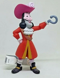 PVC figure Jack and the neverland pirates CAPTAIN HOOK -BULLYLAND New with flag - Picture 1 of 4