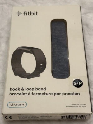 Fitbit Charge 5 Nylon Replacement Band Genuine OEM In Blue/denim Color. Sealed! - Image 1 of 4