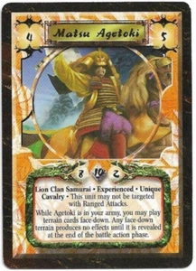 L5R: *MATSU AGETOKI (EXP)* - Time of the Void - Legend of the Five Rings CCG - Picture 1 of 1