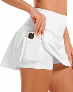 Stelle Women's Tennis Golf Skirts High Waisted with Pockets Inner - Picture 1 of 5
