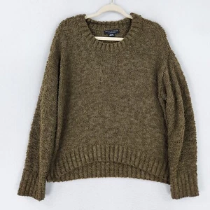 Sanctuary Sweater Women XXL Green Popcorn Textured Knit Social Standard Pullover - Picture 1 of 10