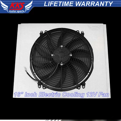 KKS Radiator Shroud 16" Fan For 1953 1954 55 56 Ford F100 F250 F350 Pickup Truck - Image 1 of 4