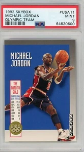 1992 Skybox #USA11 Olympic Team MICHAEL JORDAN PSA 9 Mint Bulls USA - Picture 1 of 2