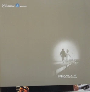 1998 Cadillac Deville 14-seitiger Deluxe Verkaufsprospekt mit Lack & Innenraumchips - Bild 1 von 1