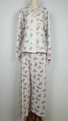 Juego de 2 pijamas vintage Vanity Fair para mujer talla grande estampado de flores de tulipán Foto 1 de 4
