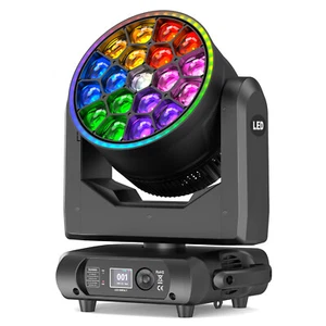 19X20W LED Beam Wash Zoom Moving Head RGBW DMX 4in1 Bee-eye Stage Light DJ Show - Bild 1 von 23