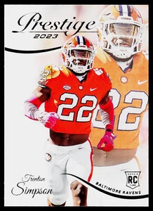 Trenton Simpson 2023 Panini Prestige #380 RC Baltimore Ravens - Picture 1 of 2