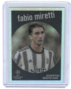 2022-23 TOPPS CHROME UEFA FABIO MIRETTI 1959 THROWBACK #59-10 JUVENTUS - Picture 1 of 1