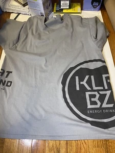 Anvil KLR BZ energy drink tm grey & black t shirt size XL Killer Buzz Tee - Picture 1 of 6