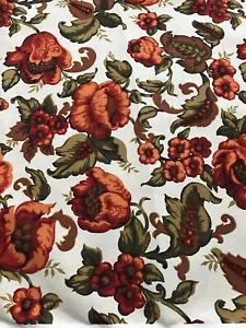Vintage Stoff Floral Tropical 15 Yards 55" Breite Polsterung Vorhänge - Bild 1 von 5