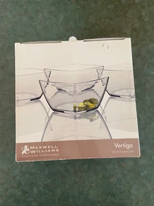 Set of 4 Maxwell & Williams Vertigo Bowls - Picture 1 of 4