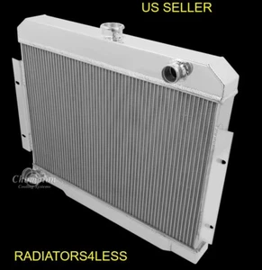 CHAMPION 3 ROW ALUMINUM RADIATOR 1972-1986 JEEP CJ CJ5 CJ6 CJ7 FACTORY ENGINE - Picture 1 of 2