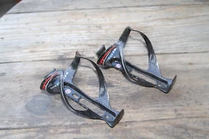 (2) Bontrager Pro OCLV Carbon RACE LITE Bottle Cages Pair USED EXC - Picture 1 of 8