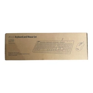 ASUS U2000 Wired Keyboard and Mouse Set - Brand New Sealed - Picture 1 of 2