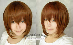 New Fashion Short Cosplay Party Wig Long Sideburns 25colors Free Wig Cap