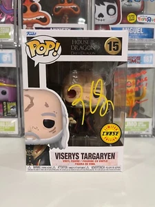 Funko Pop Viserys Targaryen Chase HotD 15 Juego de Tronos Firmado Auto Beckett - Imagen 1 de 6