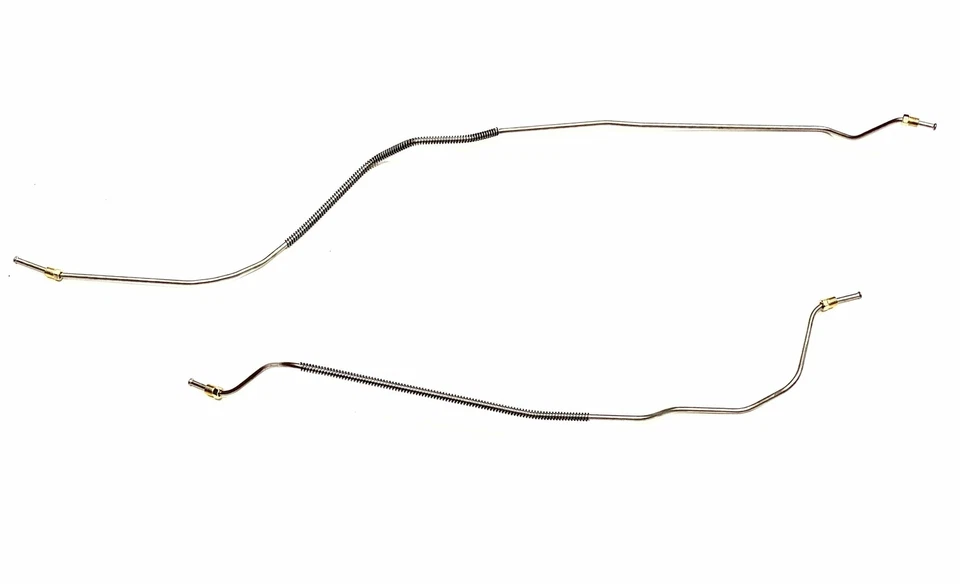 Rear Axle Brake Lines in Galfan Coated Steel, fits 68 Firebird with Rear Drum pr - Image 1 of 1