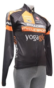 Castelli Espresso Softshell Thermal Wind Cycling Jacket Men XS Black Road Bike - Picture 1 of 2