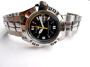 RARE VTG SS ROTATING BEZEL 7S36-02L0 SEIKO 5 SPORTS 10ATM MENAUTOMATIC WATCH