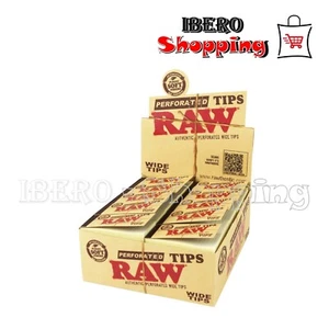 FILTROS RAW TIPS PERFORATED, CAJA 50 LIBRITOS FILTROS PERFORADOS. FILTER TIPS - Imagen 1 de 1