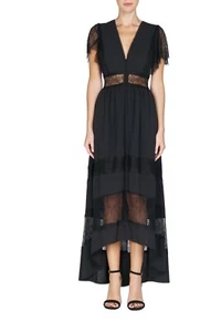 Neu mit Etikett Adelyn Rae Maxikleid schwarz Spitze - Bild 1 von 5