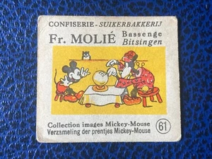 RARE Image Confiserie Molié N° 61 Mickey Mouse Walt Disney 1930 - Bild 1 von 2