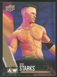 2021 Upper Deck AEW Gold RC Ricky Starks #26 - Picture 1 of 2