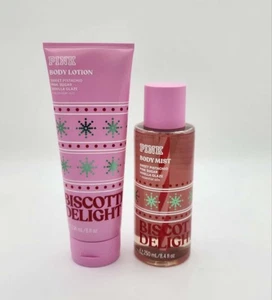Victoria's Secret Pink Biscotti Delight Body Mist Spray & Bodylotion 2er Set - Bild 1 von 3