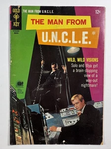 THE MAN FROM UNCLE #17 The Deadly Visions Affair 1968 GOLD KEY COMICS U.N.C.L.E. - Picture 1 of 10