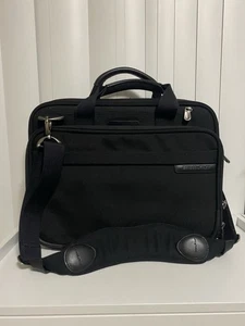 Briggs & Riley Travelware 15"x 12" Cabin Laptop Bag Black Carry-on  - Picture 1 of 7