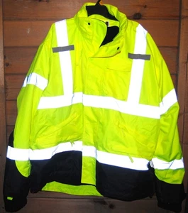 NUEVA Chaqueta de Seguridad Radians First Fleet Trucking - Forrada de Vellón - Con Capucha - 2XL - Imagen 1 de 6