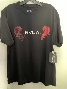 New RVCA Sport Workout Loungewear Casual Men's Soft Stretch Tee Shirt Size XL - Picture 1 of 6