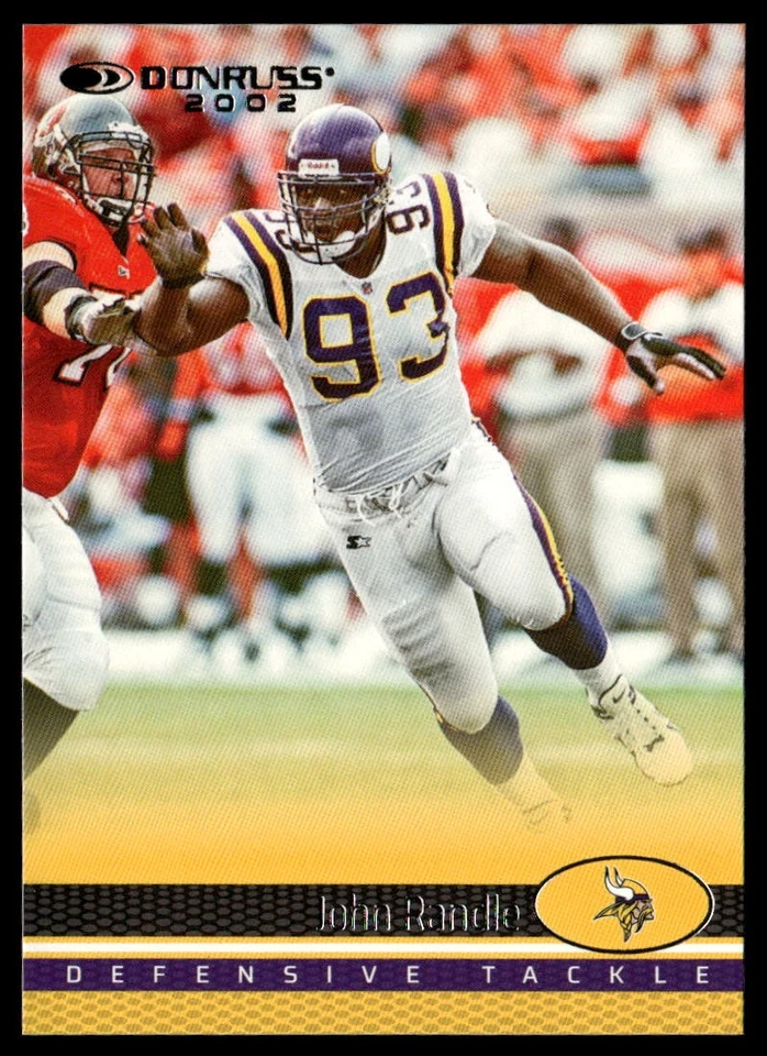 John Randle 2022 Donruss #37 Retro 2002 Minnesota Vikings - Image 1 of 2