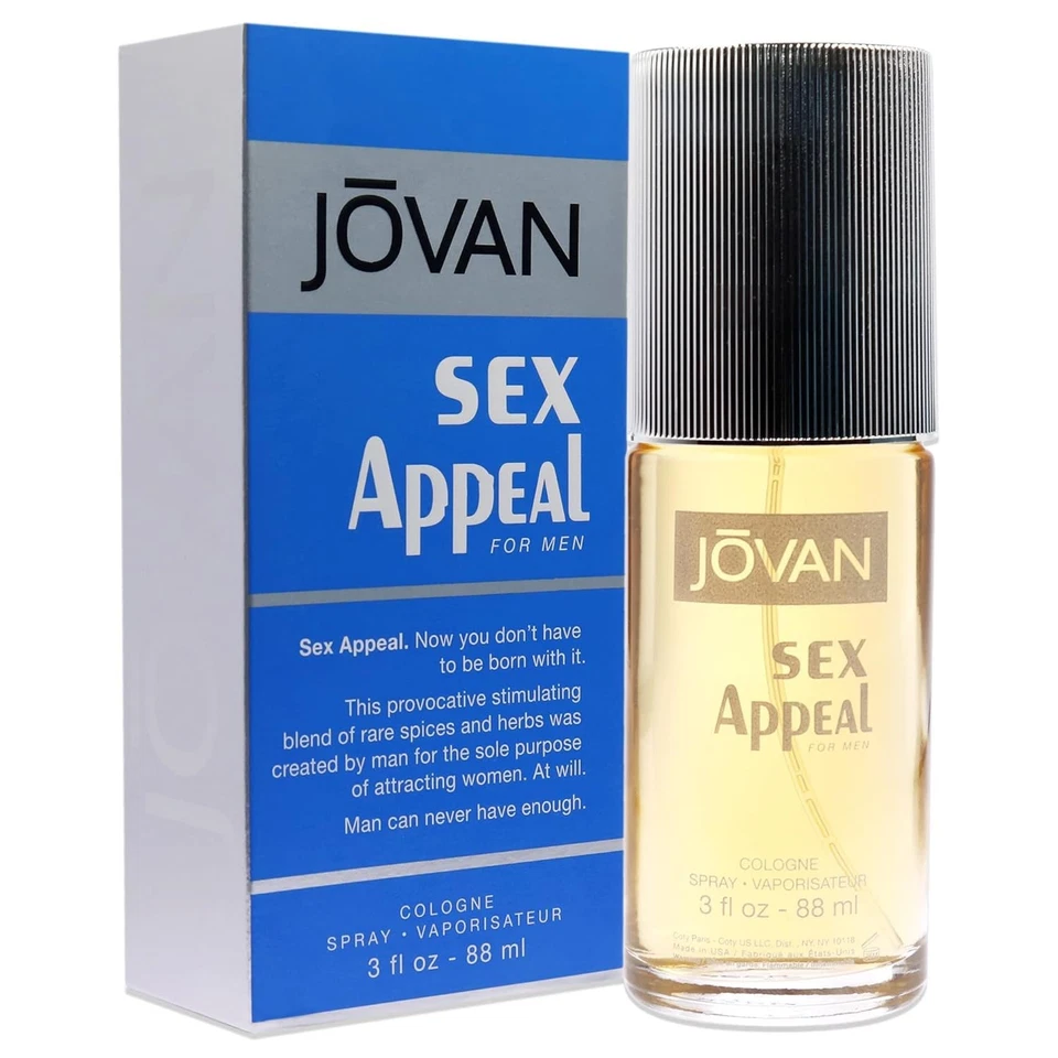 Jovan Sex Appeal Spray Leñoso Para Hombres, 88Ml Larga Duración | Envío Rápido Gratis Foto 1 de 4