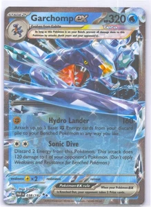 Garchomp ex - Double Rare SV04: Paradox Rift 038/182 NM - Picture 1 of 2